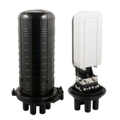 IP68 प्लास्टिक 1 इन 4 आउट डोम फाइबर ऑप्टिक स्प्लिस क्लोजर