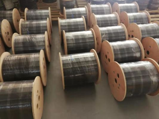 सेल्फ सपोर्टिंग स्टील वायर 1.0 एमएम 2 फाइबर के साथ जी 657 ए 1 फीट ड्रॉप केबल