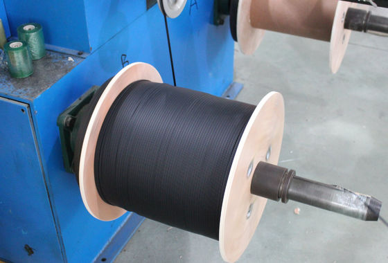 ब्लैक Gjyxfch ड्रॉप वायर केबल 2F G657A1 फाइबर FRP स्ट्रेंथ