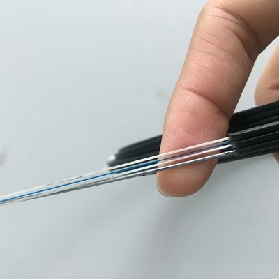 स्टील वायर FTTH ड्रॉप केबल GJYXFCH 1 2 4 कोर G.657A फाइबर