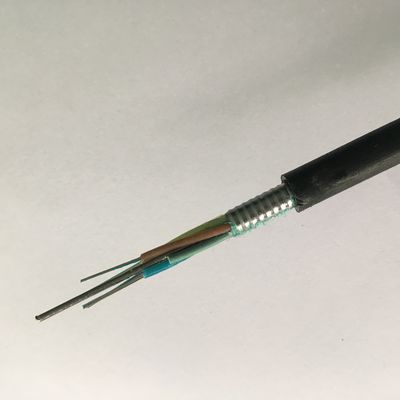 एल्यूमीनियम टेप G652D 6 कोर एकल मोड बख़्तरबंद फाइबर ऑप्टिक केबल