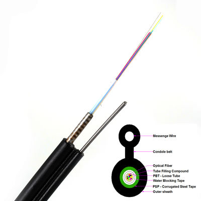 संचार के लिए 48 कोर GYTC8S आउटडोर फाइबर ऑप्टिक केबल