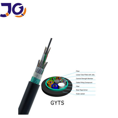 सिंगल मोड G652D आर्मर्ड फाइबर ऑप्टिक केबल GYTA GYTS