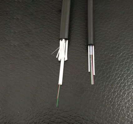 एचडीपीई म्यान GYFXTY FRP 4core आउटडोर फाइबर ऑप्टिक केबल