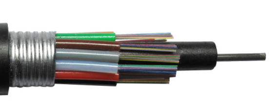 G652D एंटी रोडेंट आउटडोर डक्ट आर्मर्ड ऑप्टिकल केबल स्ट्रैंडेड लूज ट्यूब