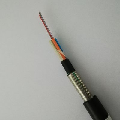 डबल म्यान बख़्तरबंद 48 करोड़ GYTY53 प्रत्यक्ष दफन फाइबर ऑप्टिक केबल