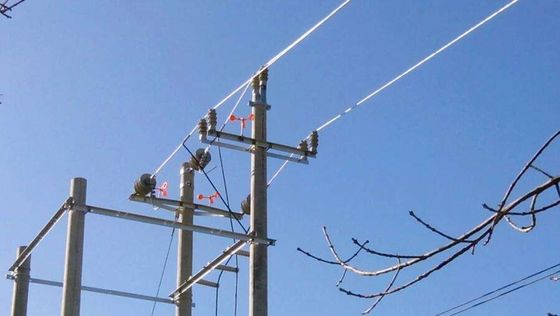 100 मीटर स्पैन आर्मरिंग 24 कोर सेल्फ सपोर्टिंग एरियल फाइबर केबल एफआरपी शीथ