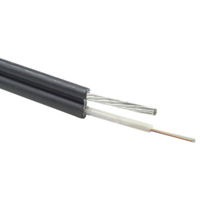 48 कोर फंसे स्टील वायर चित्रा 8 फाइबर केबल पीई जैकेट