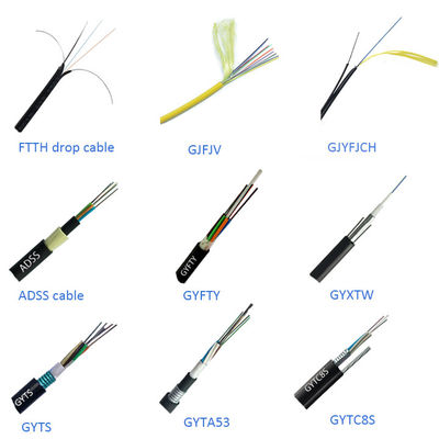 सेल्फ सपोर्ट एरियल फिगर 8 केबल स्ट्रैंडेड स्टील वायर GYFTC8Y