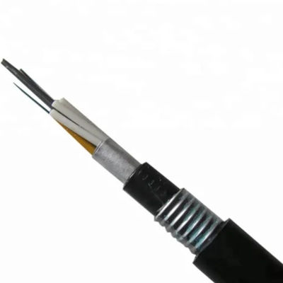 डबल शीथ 24 कोर GYTA53 अंडरग्राउंड फाइबर ऑप्टिक केबल सिंगल मोड