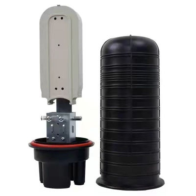 डोम वाटरप्रूफ IP68 फाइबर ऑप्टिक स्प्लिट क्लोजर कीमत प्लास्टिक 1 इन 4 आउट