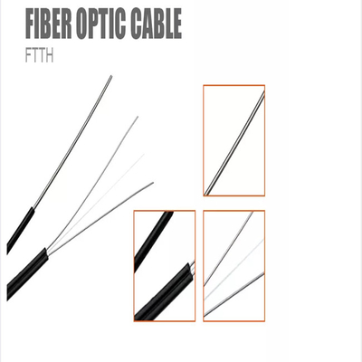 1 किमी 2 किमी 3 किमी प्लाईवुड ड्रम FTTH फाइबर ऑप्टिक ड्रॉप केबल 1 कोर सिंगल मोड इंडोर फाइबर ऑप्टिक केबल