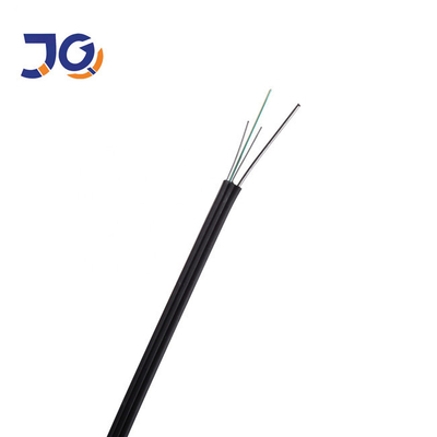 OEM G652D FTTH फाइबर ऑप्टिक ड्रॉप केबल GJXH GJXCH ब्लैक जैकेट