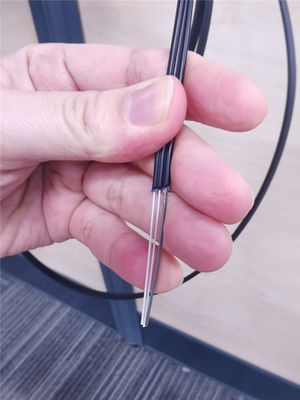 नेटवर्किंग FTTH ऑप्टिकल ड्रॉप केबल सिंगल मोड G657a 1/2/4 कोर