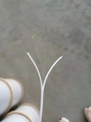 नेटवर्किंग FTTH ऑप्टिकल ड्रॉप केबल सिंगल मोड G657a 1/2/4 कोर