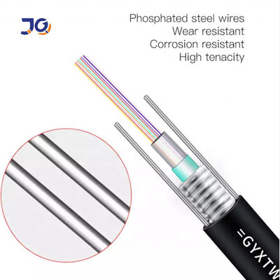 GYXTW स्टील टेप बख़्तरबंद ढीली ट्यूब केबल 24 कोर सिंगल मोड