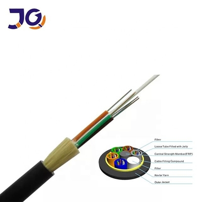 Aramid यार्न फाइबर ADSS केबल स्पैन 120m G652D 48 Core